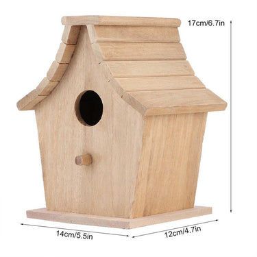 Abri à oiseau en bois